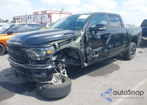 2022 Ram 1500 Big Horn 4X2 5'7 Box from USA, damaged, VIN 1C6RREFT4NN193802